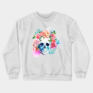 Flower Skull Crewneck Sweatshirt